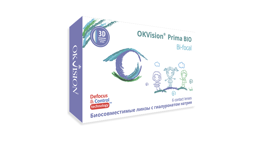 PRIMA ВIO Bi-focal design, 6 линз